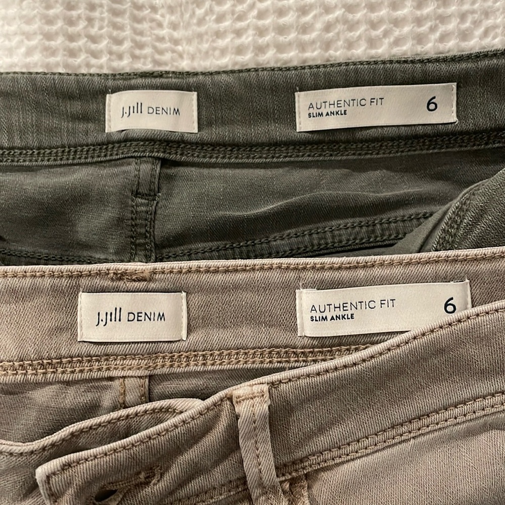 J.Jill slim ankle jeans, only worn twice